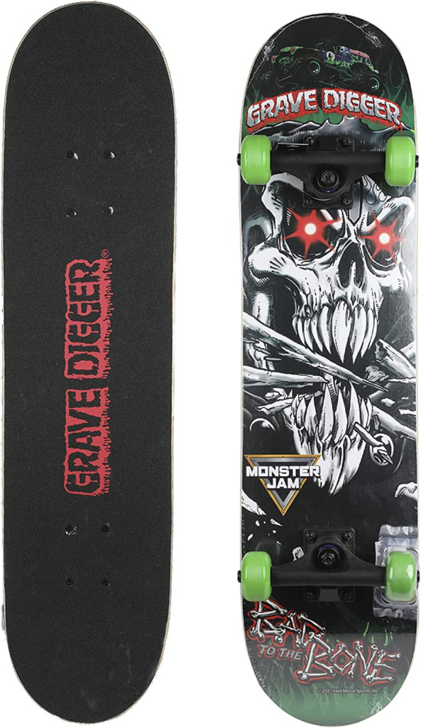 Monster Jam Grave Digger 31 Inch Pro Skateboard