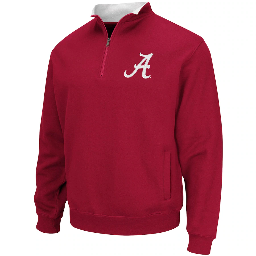 Road Warrior Athletics Sportswear Alabama Crimson Tide Colosseum Tortugas Logo Quarter-Zip Pullover Jacket