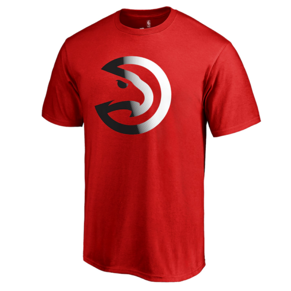 Atlanta Hawks Gradient Logo Red T-Shirt