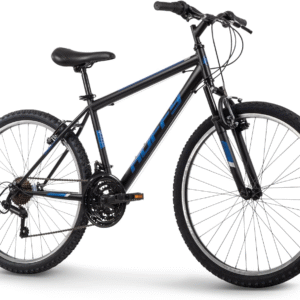 New Huffy Matte Black Stone 26 Inch Mountain Bike